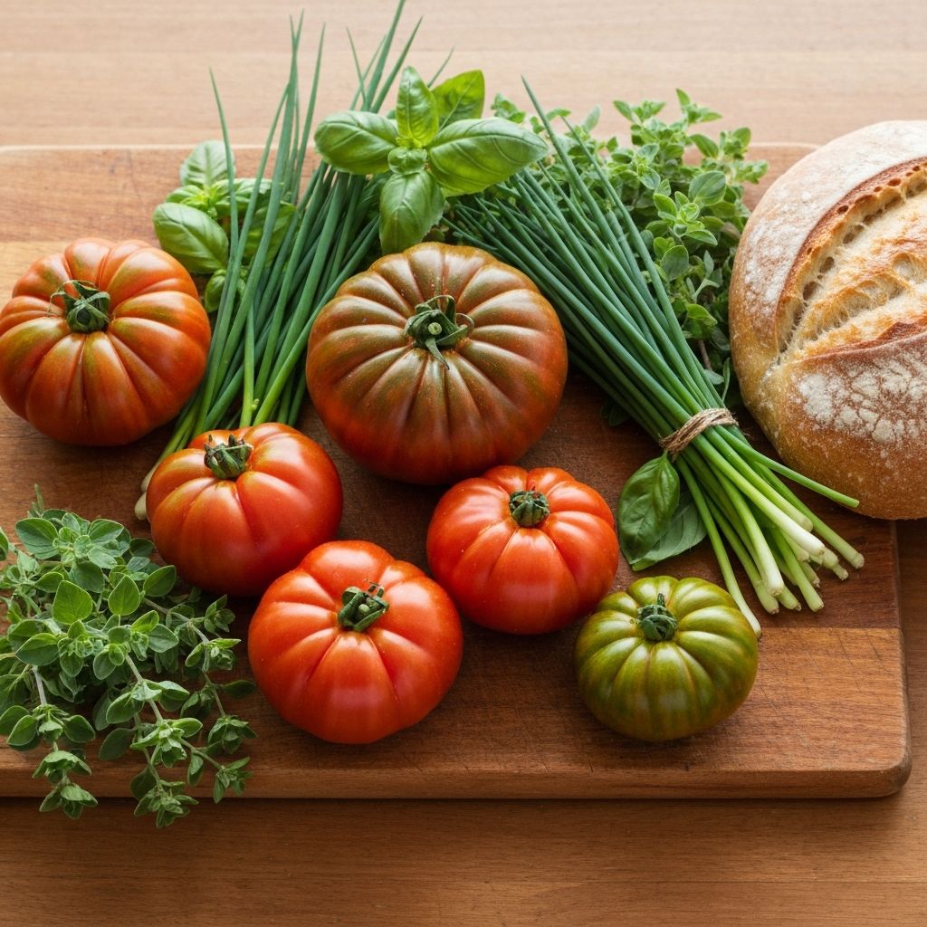 Fresh ingredients from local farms